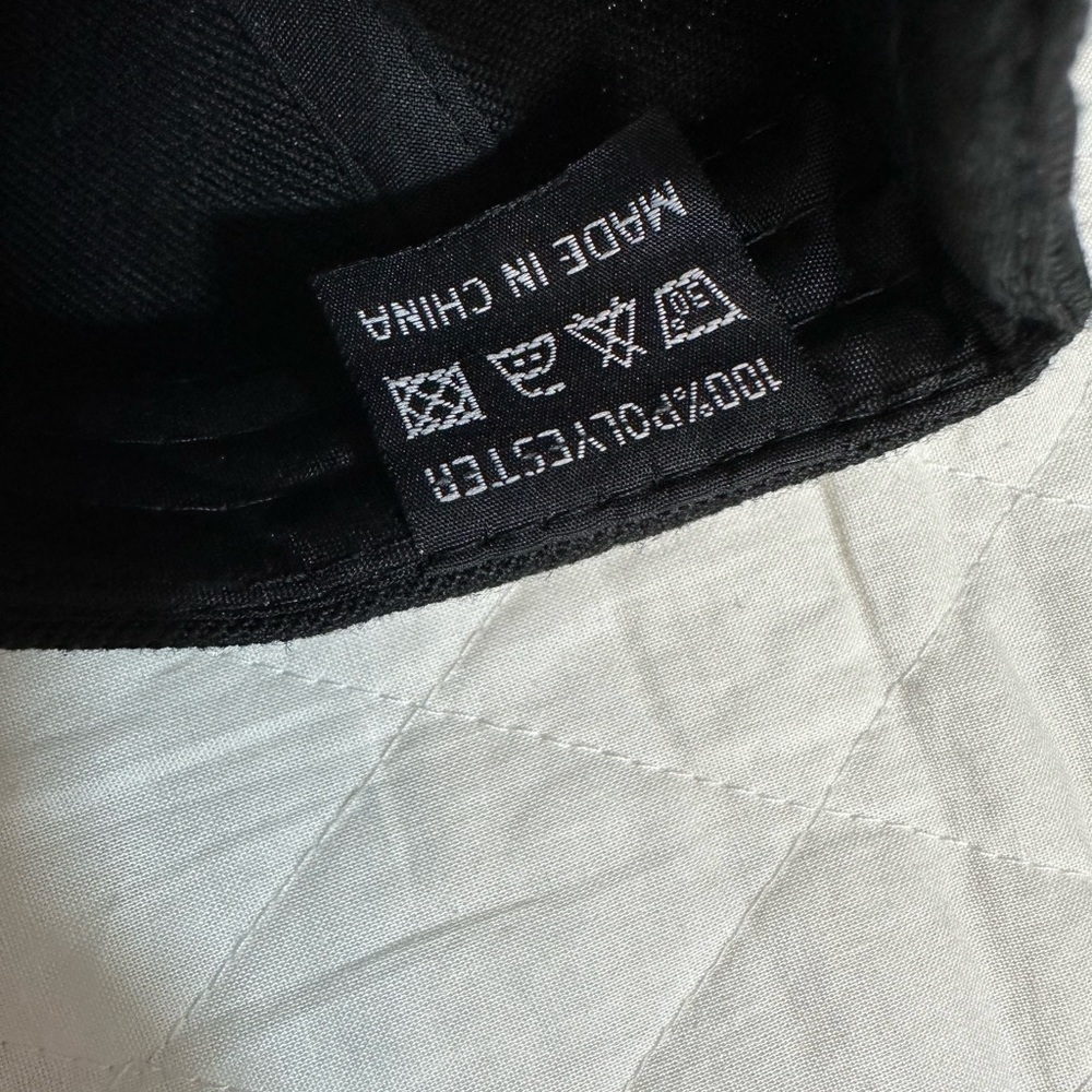 Mens Basketball Cap Hat Bold Script Detroit Michigan Strap Back Snap Black Gray - Picture 5 of 5